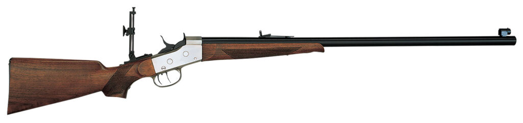 Davide Pedersoli 010S822457 Rolling Block Creedmoor #2 Full Size 45-70 Gov 1rd, 30″ Blued Round Steel Barrel, Blued Steel Receiver, Walnut Fixed Stock, Double Set Trigger, Right Hand