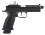 Tanfoglio TFFDT9RS Force Duty Tactical 9mm Luger 20+1 4.90" Stainless Threaded Barrel, Black Steel Optic Ready/Serrated Slide, Black Polymer Frame w/Beavertail & Picatinny Rail, Textured Grip