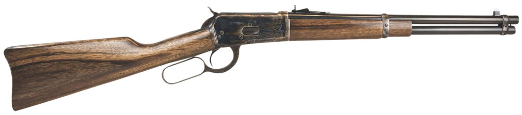 Chiappa Firearms 920335 1892 Trapper Carbine 357 Mag 8+1 16″ Blued Barrel, Color Case Hardened Rec, Oiled Walnut Stock, Adjustable Sight