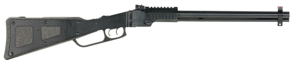 Chiappa Firearms 500188 M6  22 LR 12 Gauge 1+1 18.50″ Blued Break Open Barrel, Blued Picatinny Rail Receiver, Fixed w/Storage Black Metal Stock, Right Hand