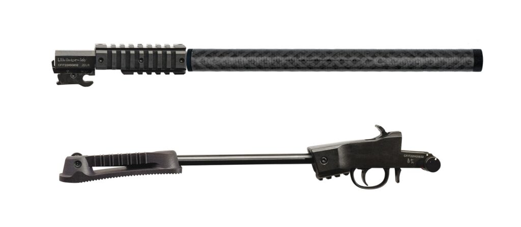 Chiappa Firearms 500281 Little Badger  22 LR 12+1 16.50″ Threaded Carbon Fiber Shroud Barrel