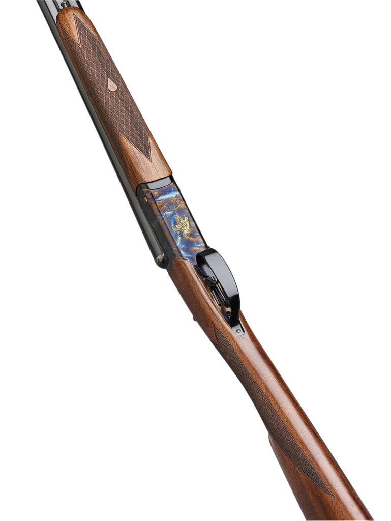 F.A.I.R. FRISII1628 Iside II 16 Gauge Break Open 2rd 28″ Side By Side Barrel, Color Case Hardened w/Engraving, English Style Walnut w/Straight Grip Stock, Technichoke XP50 Choke System
