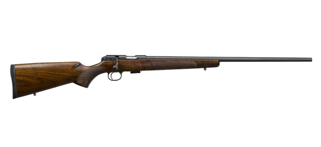 CZ 457 AMERICAN 22LR BL/WD 24.8″