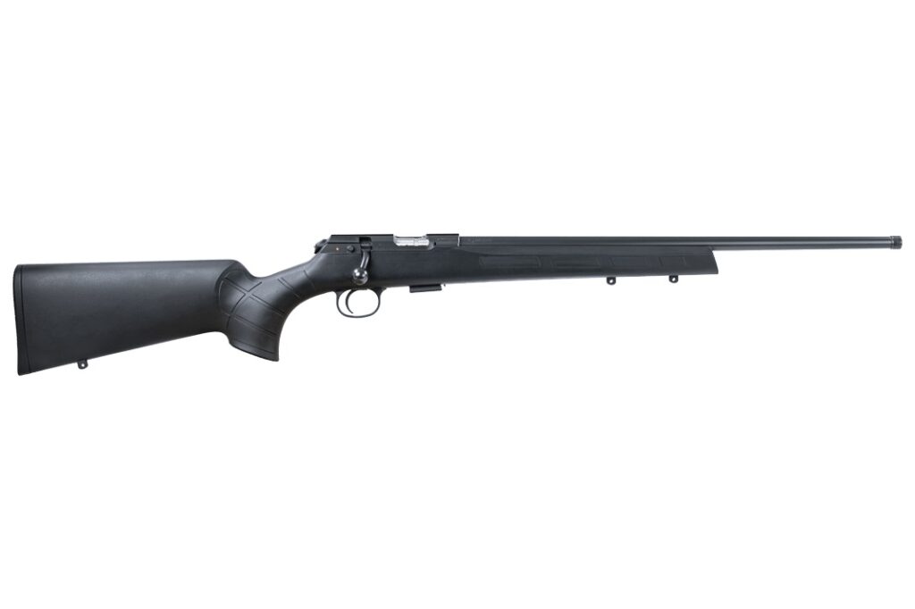 CZ 457 SR 22MAG BL/SYN THREADED