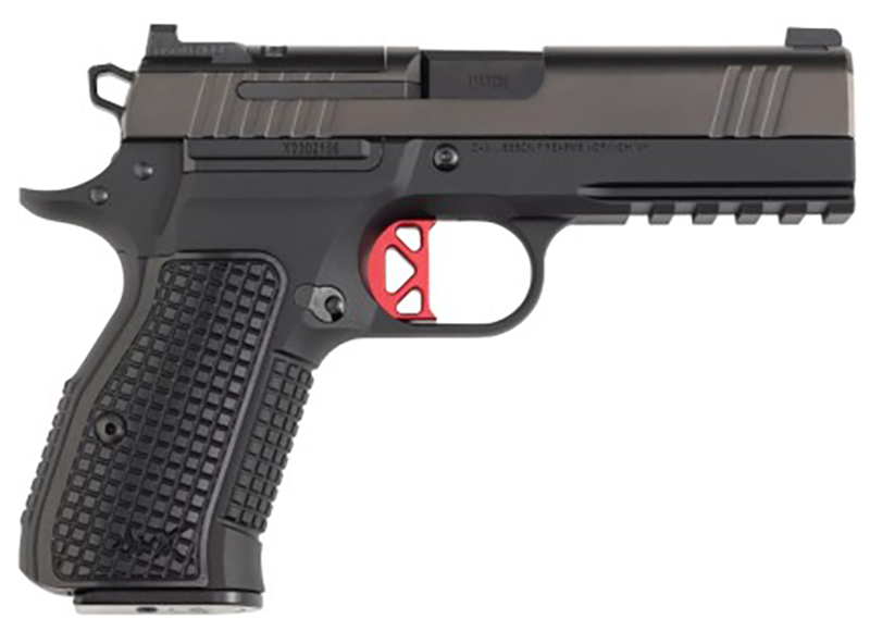 Dan W DWX COMPACT 9mm 4″ OR/Rail, Blk, 15-rd
