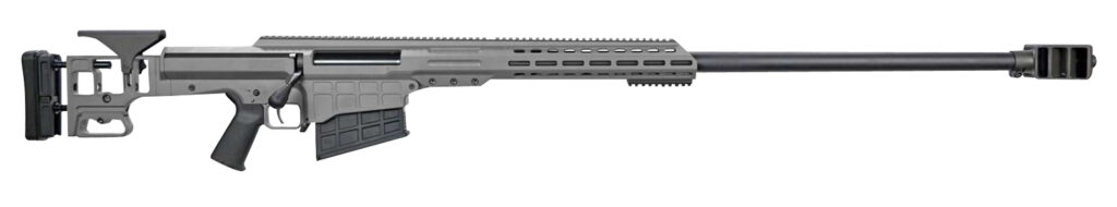 Barrett 19614 MRAD ELR 416 Barret 10+1 36″ Fluted Barrel, Tungsten Gray, M-Lok Rail, Folding Adj. Stock, Magpul Grip, Adj. Match Grade Trigger, Muzzle Brake