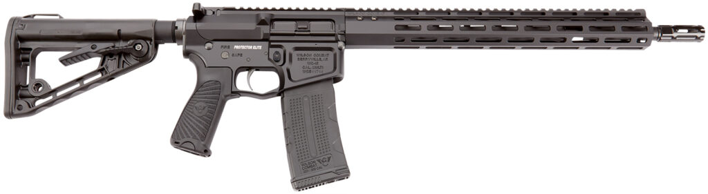 Wilson Combat TRPEC556BL Protector Elite Carbine 5.56x45mm NATO 30+1 16.25″ Black Match Grade Barrel, Black Armor-Tuff Aluminum Receiver, Black Synthetic Wilson/Rogers Super Stoc Stock