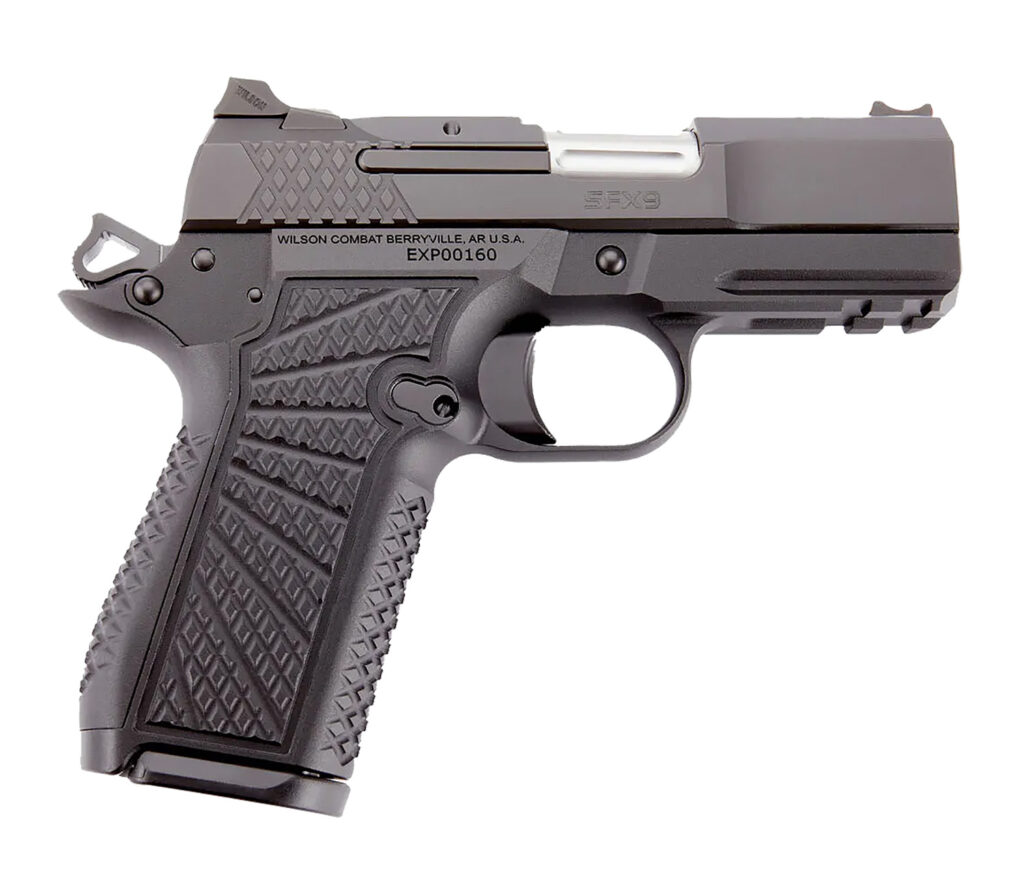 Wilson Combat SFX9CPR3 SFX9 Compact  9mm 15+1 3.25″ Black G10 Starburst Grip