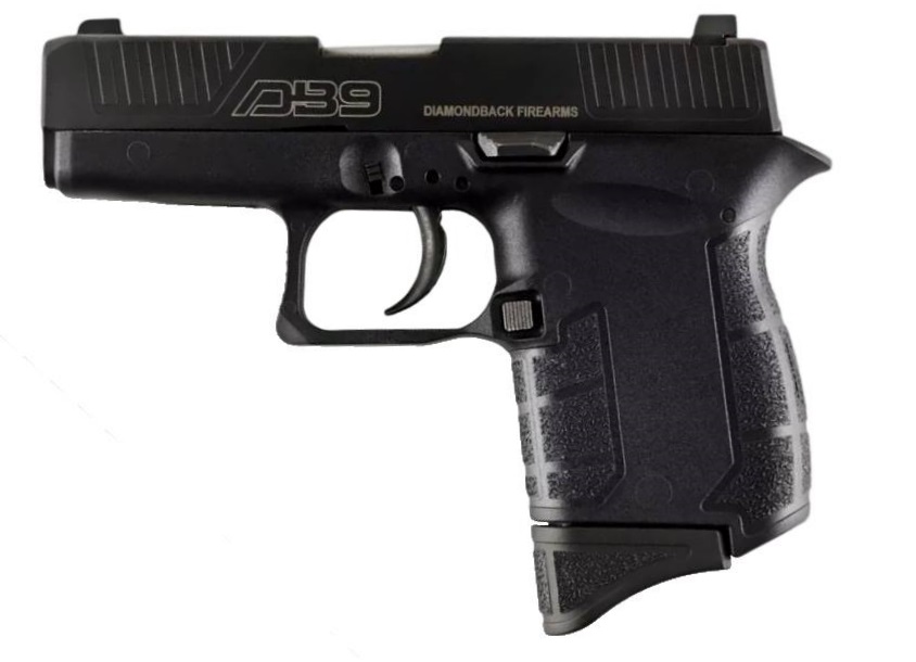 DIAMONDBACK FIREARMS DB9 GEN IV 9MM BLACK 3″ 6+1