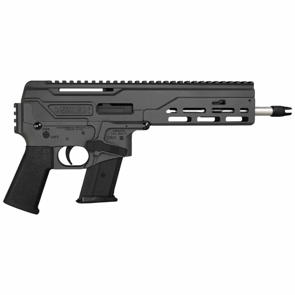 DIAMONDBACK FIREARMS DBX PIST 5.7X28 DARK GREY 8″