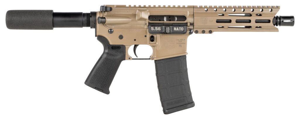 DIAMONDBACK FIREARMS DB-15 PIST 5.56MM FDE 7″