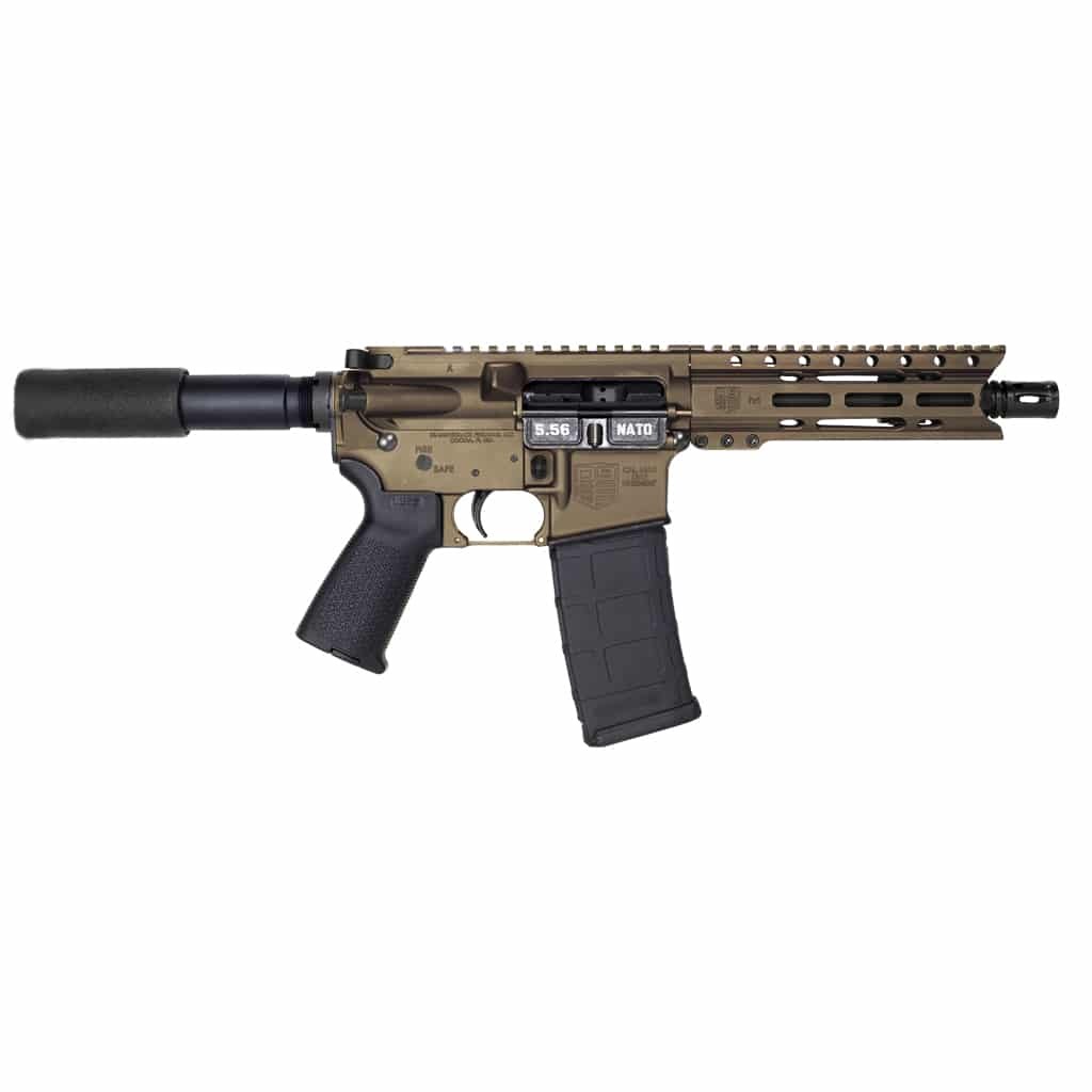 DIAMONDBACK FIREARMS DB-15 PIST 5.56MM BRONZE 7″
