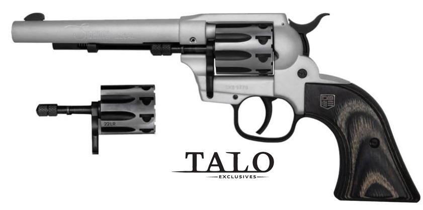 DB SIDEKICK .22 LR/22M 5.5″ Slvr/Blk 9rd TALO