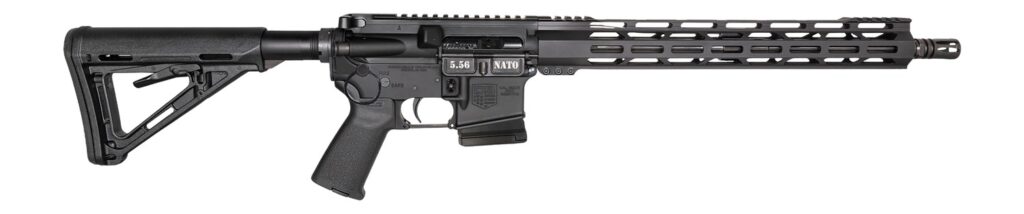 Diamondback DB1790K005 DB15 *CA Compliant 5.56 NATO 10+1 16″ Black Nitride Barrel, Black Hardcoat Anodize Aluminum Receiver w/Picatinny Rail, M-LOK Handguard, Magpul MOE Polymer Brace & Magpul Black G