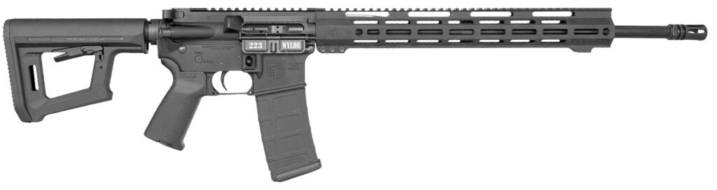Diamondback DB1720H002 DB15  223 Wylde 30+1 18″ Black Nitride Threaded Barrel, Black Cerakote Aluminum Receiver w/Picatinny Rail, M-LOK Handguard, Black Synthetic Stock, Black Magpul Grip