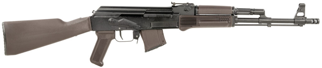 Arsenal SAM7R-62PM SAM7R  7.62x39mm 10+1 16.25″ Black Steel Threaded Barrel, Black Steel Receiver, Plum Synthetic Fixed Stock & Polymer Grip