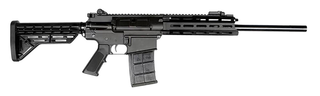 JTS Shotgun M12AR M12AR  12 Gauge Semi-Auto 3″ 5- 2.75″ Shells, 18.70″ Black Steel Barrel, Black Receiver w/Picatinny Rail, Black Synthetic Stock, M-LOK Forend, Black Polymer Grip