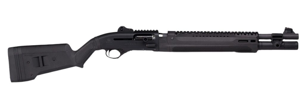 Langdon Tactical Tech LTT1301HBMBLK Beretta 1301  3″ 7+1 18.50″ Black Oxide Heat Shield Barrel, Black Anodized Aluminum Receiver w/Picatinny Rail, Black Magpul Polymer Stock, Beretta Patrol Forend