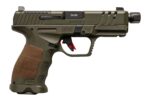 Sarsilmaz SAR9CSOCOMOD10 SAR9 SOCOM Compact 9mm Luger 10+1 4.70" Black Threaded Barrel, OD Green Steel Optic Cut/Serrated Slide, OD Green Polymer Frame w/Picatinny Rail, Interchangeable Backstrap Grip