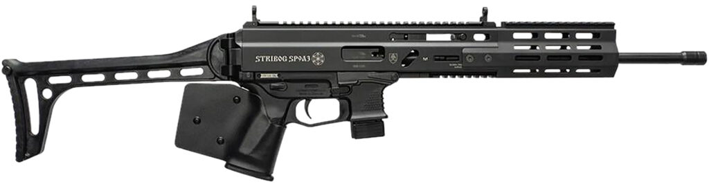 Grand Power 810091158166 Stribog SP9A3 *CA Compliant 9mm Luger 10+1 16″ Black