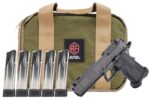 Alpha Foxtrot AA39X1CIG-XDBK20-PROM AF1911 Romulus Promo 9mm Luger 20+1 4.25" Black Bull Ramped Compensated Barrel, Polished DLC Stainless Steel Optic Ready/Serrated Slide & Frame w/Beavertail & Picat