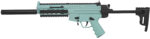 ATI GERGGSG1610M GSG-16  22LR 10+1 16.25" Black Non-Threaded Barrel, Mint Green Picatinny Rail Polymer Receiver, M-LOK Handguards, Collapsible w/Storage Compartment Black Synthetic Stock, Mint Polymer