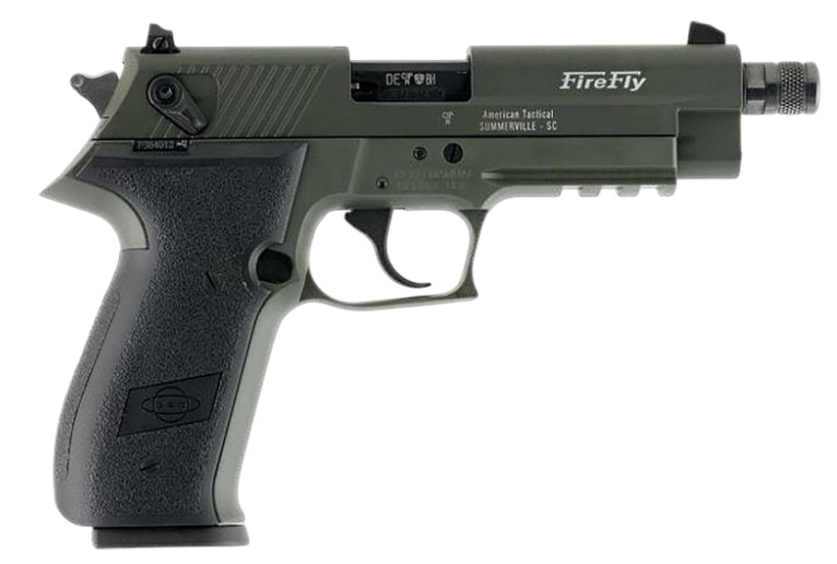 GSG FireFly HGA .22LR 4.9″ TB Blk/ODG 13-rd