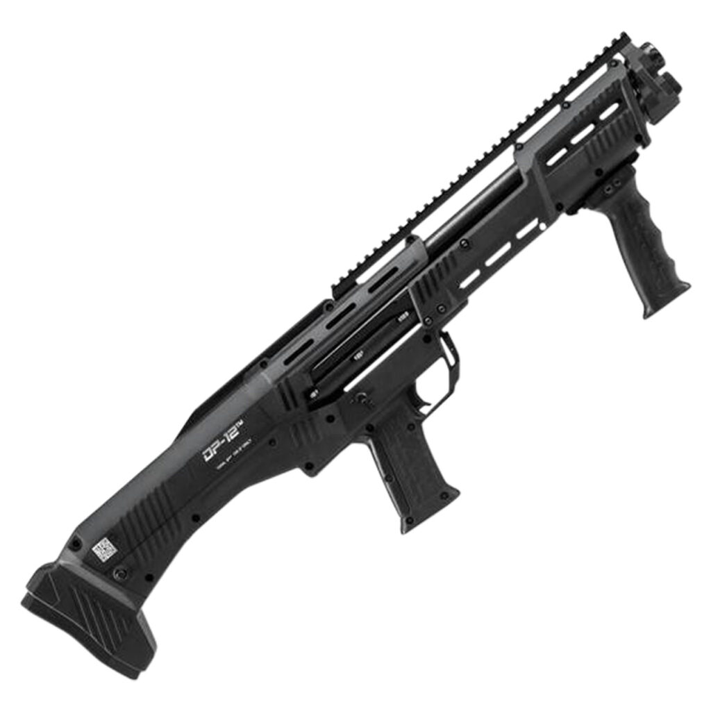 Standard Mfg DP12 DP-12  12 Gauge Pump 3″ 14+2 18.88″ Black Double Barrel, Black Picatinny Rail Aluminum Receiver, Picatinny Handguard, Black Synthetic Stock