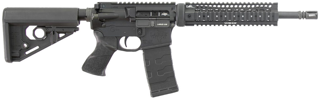Larue Tactical LT1555612QUAD LT15  Quad Rail 5.56 30+1 12″ Stealth Barrel Black Right Hand