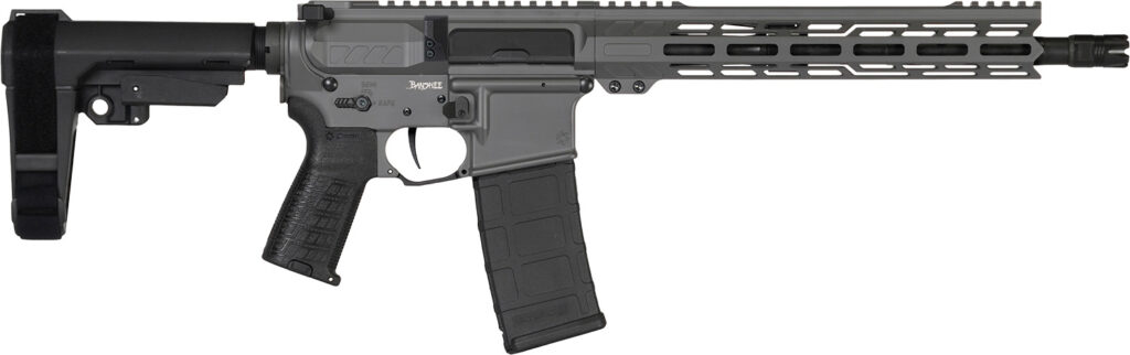 CMMG 30AB20FTNG Banshee MK4 300 Blackout 30+1 12.50″ Black Nitride Medium Taper Threaded Barrel, EML 7″ M-LOK Handguards, Tungsten Cerakote Aluminum Picatinny Rail Receiver, CMMG Zeroed Grips