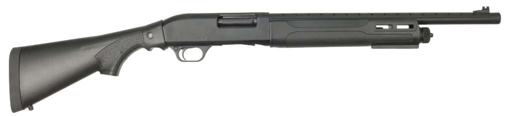 TSP 12 Pump 12Ga 18.5″ FO D&T Blk/Syn 4-rd