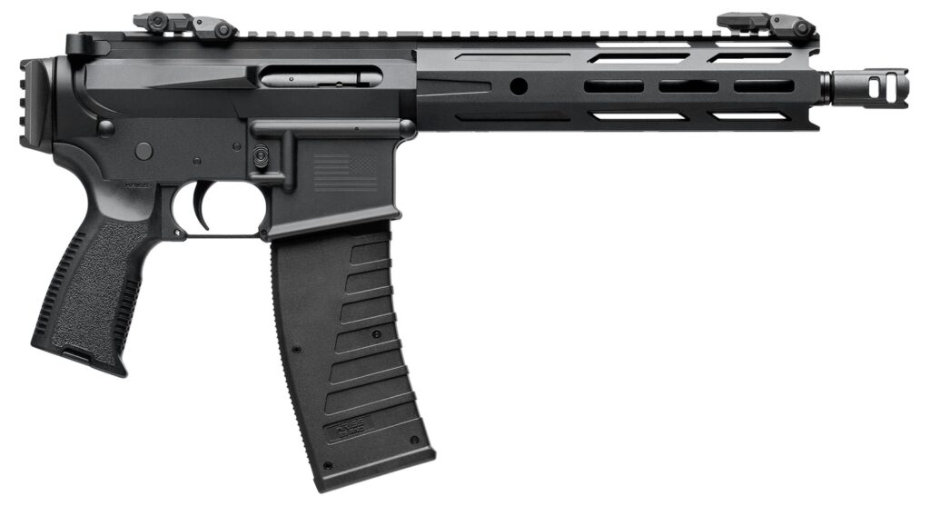 Kriss USA DM22P26BL25 DMK22P  22 LR 25+1 10.50″ Black Threaded Barrel, Matte Black Picatinny Rail Receiver, Picatinny Rail Rear, Black Polymer Grip