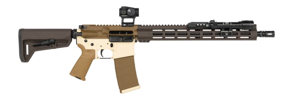 Shark Coast Tactical SCC06582DRAKE Drake Bundle 5.56 NATO 30+1 16″ Black Melonite Threaded Barrel, Aluminum Receiver w/Picatinny Rail, M-LOK Handguard, Magpul MOE SL Black Polymer Stock, Magpul MOE Gr