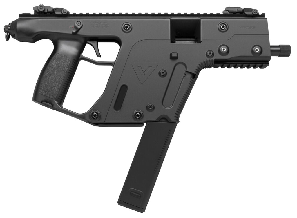 Kriss USA KV45PBL20 Vector SDP Gen2 45 ACP 30+1 5.50″ Black Nitride Threaded Barrel, Black Picatinny Rail Receiver, Black Polymer Grip, Glock Compatible