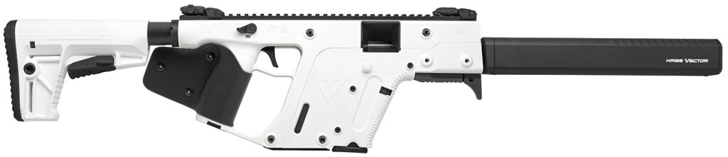 Kriss USA KV45CAP22 Vector CRB Gen2 *CA Compliant 45 ACP 10+1 16″ Black Steel Barrel, Alpine Polymer Receiver, Alpine Stock, Black California Paddle Grip