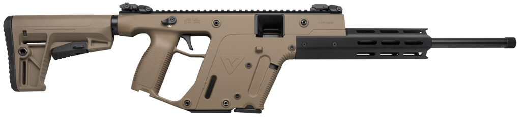 Kriss USA KV22CFD00 Vector CRB Gen2 Full Size 22 LR 10+1 16″ Black Threaded Barrel, Flat Dark Earth Picatinny Rail Aluminum Receiver, M-LOK Handguard, Flat Dark Earth 6 Position Collapsible Synthetic