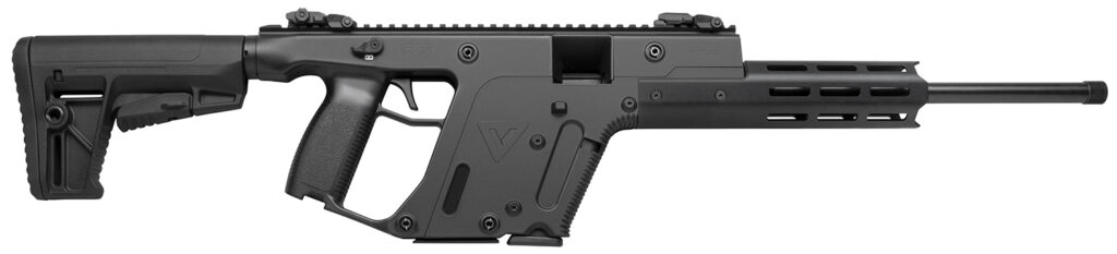 Kriss USA KV22CBL00 Vector CRB Gen2 Full Size 22 LR 10+1 16″ Black Nitride Threaded Barrel, Black Picatinny Rail Aluminum Receiver, M-LOK Handguard, Black 6 Position Collapsible Synthetic Stock, Black