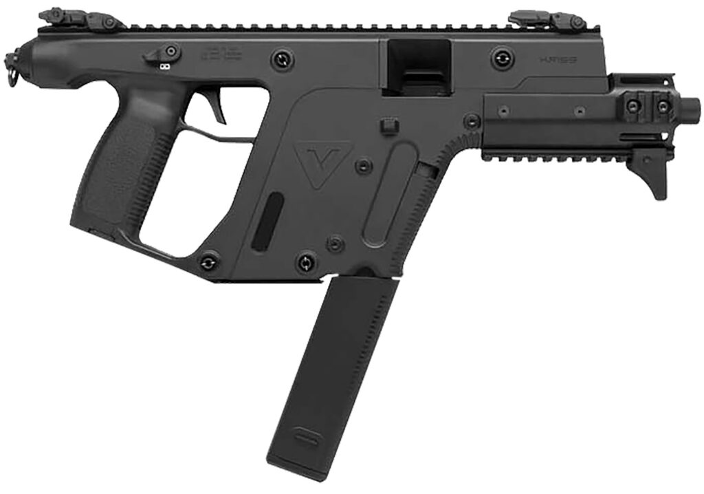 Kriss USA KV90PBL30 Vector Enhanced SDP Gen2 9mm Luger 40+1 6.50″ Black Nitride Threaded Barrel, Black Picatinny Rail, MK5M Modular Rail, Black Polymer Grip, Glock Magazine Compatible