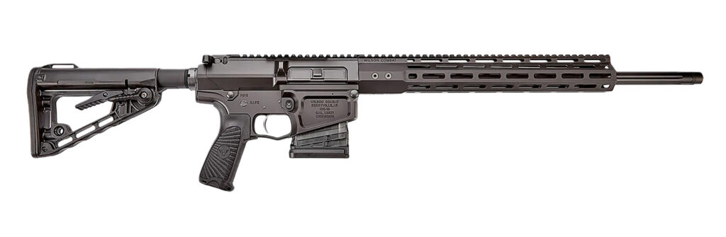 Wilson Combat SS-308FTBLACK Super Sniper  308 Win 20″ Fluted Threaded Barrel Black Armor-Tuff