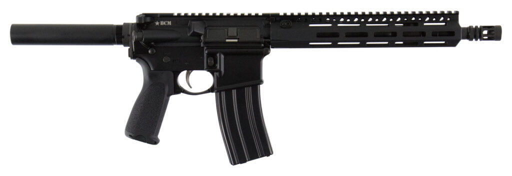 BCM 610850 RECCE-11 MCMR 5.56x45mm NATO 30+1 11.50″ Government Profile Steel Barrel, Anodized 7075-T6 Aluminum Receiver, Hard Coat Anodized Buffer Tube Stock, Bravo Mod 3 Grip, Ambidextrous Safety