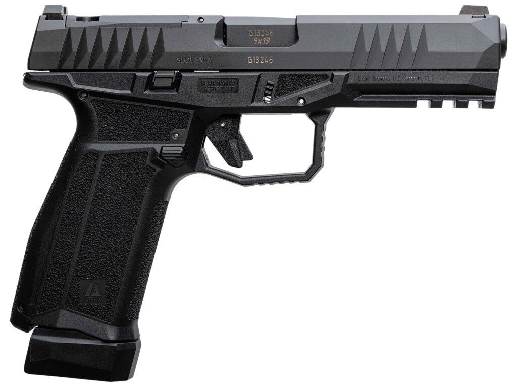 AREX 815537023893 Delta L Gen2 9mm Luger 17+1 4.50″ Black Barrel, Black Nitride Optic Cut/Serrated Slide, Black Frame, Ambidextrous