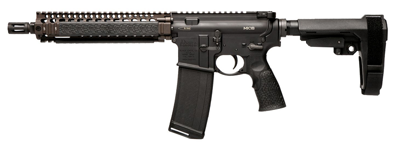 DDM4 MK18 Pistol 5.56 10.3″ RIS II FDE