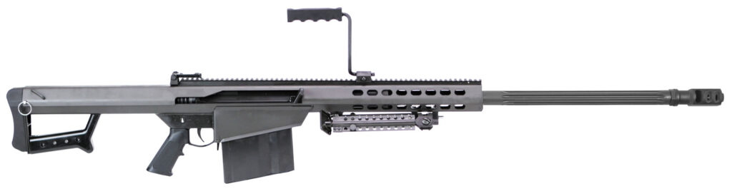 Barrett 13315 M82A1  416 Barrett 10+1 29″ Fluted Barrel, M1913 Picatinny Acc. Rail, Black Cerakote Steel Receiver, Fixed Synthetic Stock w/Sorbothane Recoil Pad, Includes Hard Carry Case