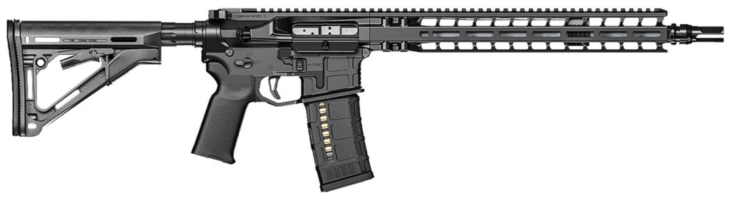 Radian Weapons R0037 Model 1 Carbine 223 Wylde 30+1 14.50″ Pinned & Welded Barrel, Black, Billet Rec/M-Lok Handgaurd, Magpul Grip & CTR Stock, Dead Air Keymo Flash Hider, Ambi Controls, Vertex Trigger