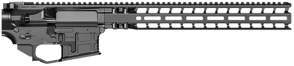 Radian Weapons R0411 Builder Kit  Radian Black, A-DAC 15 Fully Ambi Lower, 14″ M-LOK Handgaurd, Raptor-SD Charging Handle, Talon 45/90 Safety, Ext. Bolt Catch, Left-Side Mag Release, Right-Side Bolt R
