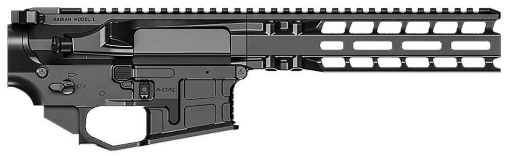 Radian Weapons R0435 Builder Kit  Radian Black, A-DAC 15 Fully Ambi Lower, 8.50″ M-LOK Handgaurd, Raptor-SD Charging Handle, Talon 45/90 Safety, Ext. Bolt Catch, Left-Side Mag Release, Right-Side Bolt
