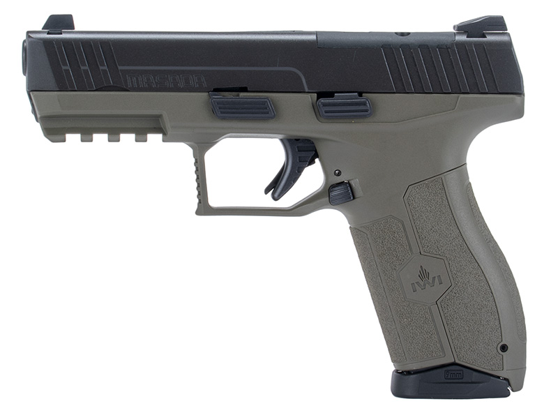 IWI MASADA OR 9MM 4.1″ 3DOTDGT OD 10RD