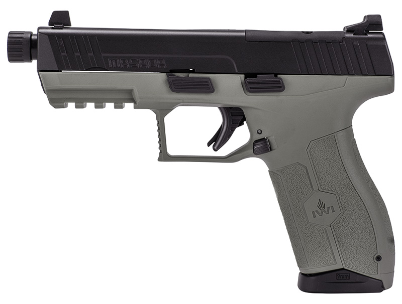 IWI MASADA OR 9MM 4.6″ 3DOT TB OD 10RD