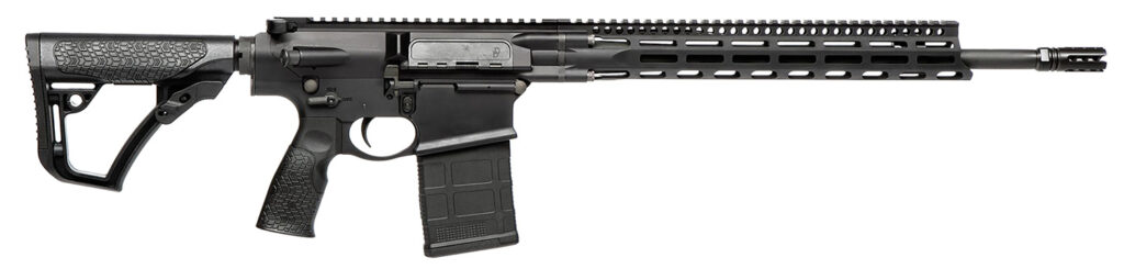 Daniel Defense 0215813210047 DD5 V4 7.62x51mm NATO 18″ 20+1 Black Hard Coat Anodized Black Phosphate 6 Position w/SoftTouch Overmolding Stock Black Polymer Grip