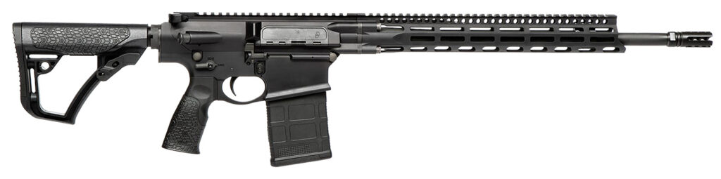 Daniel Defense 0215813210055 DD5 V4 *CA Compliant 7.62x51mm NATO 18″ 10+1 Black Hard Coat Anodized Black Phosphate 6 Position w/SoftTouch Overmolding Stock Black Polymer Grip